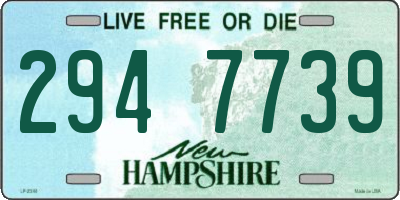NH license plate 2947739