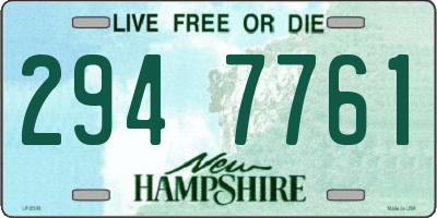 NH license plate 2947761