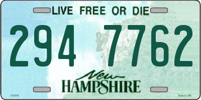 NH license plate 2947762