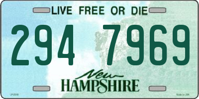NH license plate 2947969