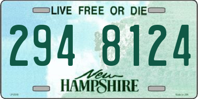 NH license plate 2948124