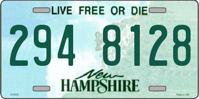 NH license plate 2948128