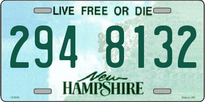 NH license plate 2948132