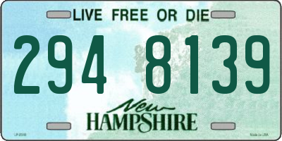 NH license plate 2948139