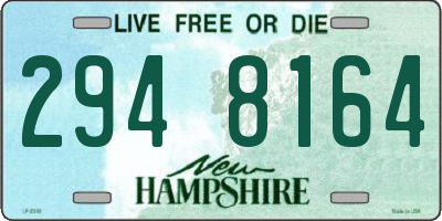 NH license plate 2948164