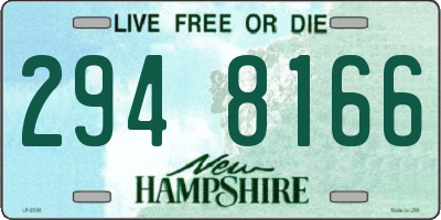 NH license plate 2948166