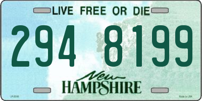 NH license plate 2948199