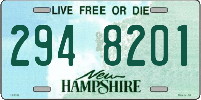 NH license plate 2948201