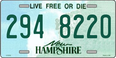 NH license plate 2948220