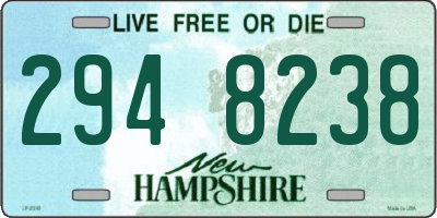 NH license plate 2948238