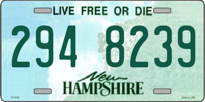 NH license plate 2948239