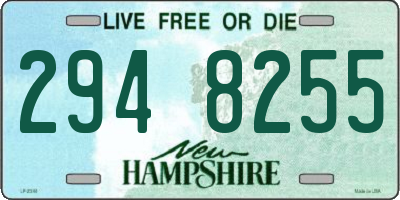 NH license plate 2948255