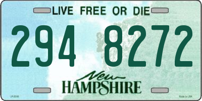 NH license plate 2948272
