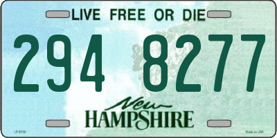 NH license plate 2948277