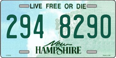 NH license plate 2948290
