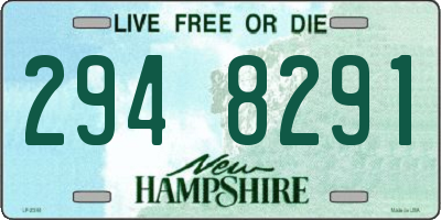 NH license plate 2948291
