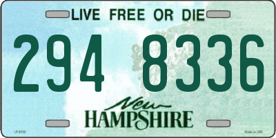 NH license plate 2948336
