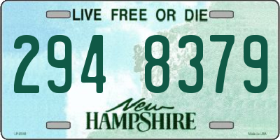 NH license plate 2948379