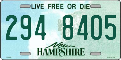 NH license plate 2948405