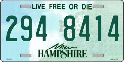 NH license plate 2948414
