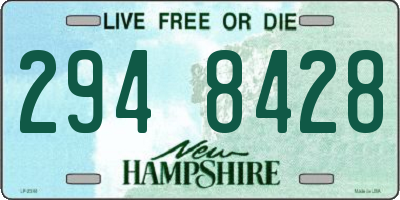 NH license plate 2948428