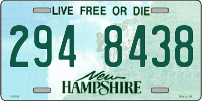 NH license plate 2948438