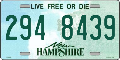 NH license plate 2948439