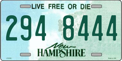 NH license plate 2948444