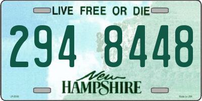 NH license plate 2948448
