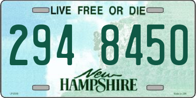 NH license plate 2948450