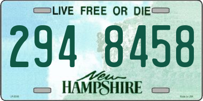 NH license plate 2948458