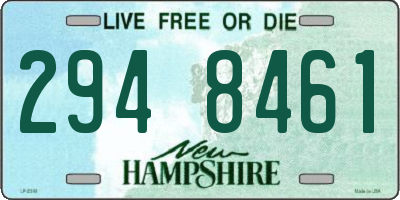 NH license plate 2948461