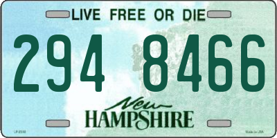 NH license plate 2948466
