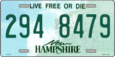 NH license plate 2948479
