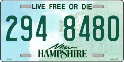 NH license plate 2948480