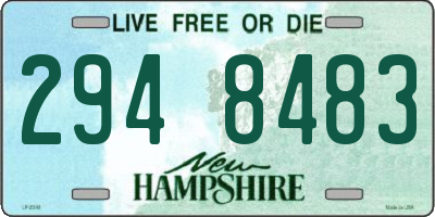NH license plate 2948483