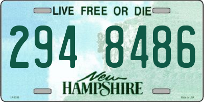 NH license plate 2948486