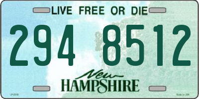 NH license plate 2948512