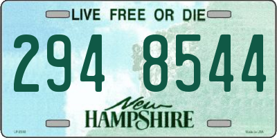 NH license plate 2948544