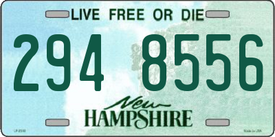 NH license plate 2948556