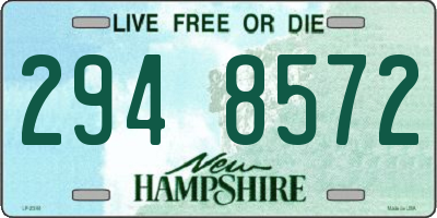NH license plate 2948572