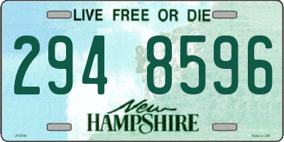 NH license plate 2948596