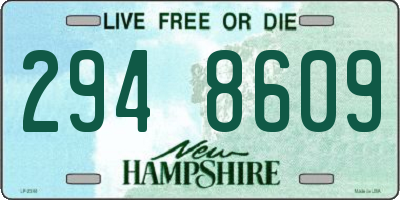 NH license plate 2948609