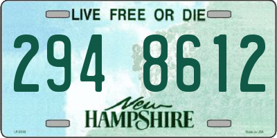 NH license plate 2948612