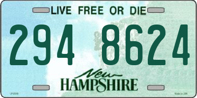 NH license plate 2948624