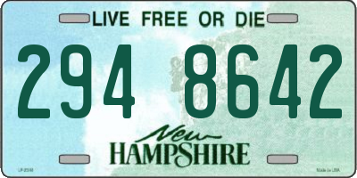 NH license plate 2948642