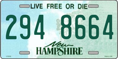 NH license plate 2948664