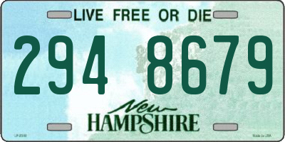 NH license plate 2948679