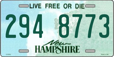 NH license plate 2948773