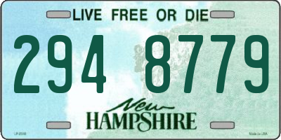 NH license plate 2948779
